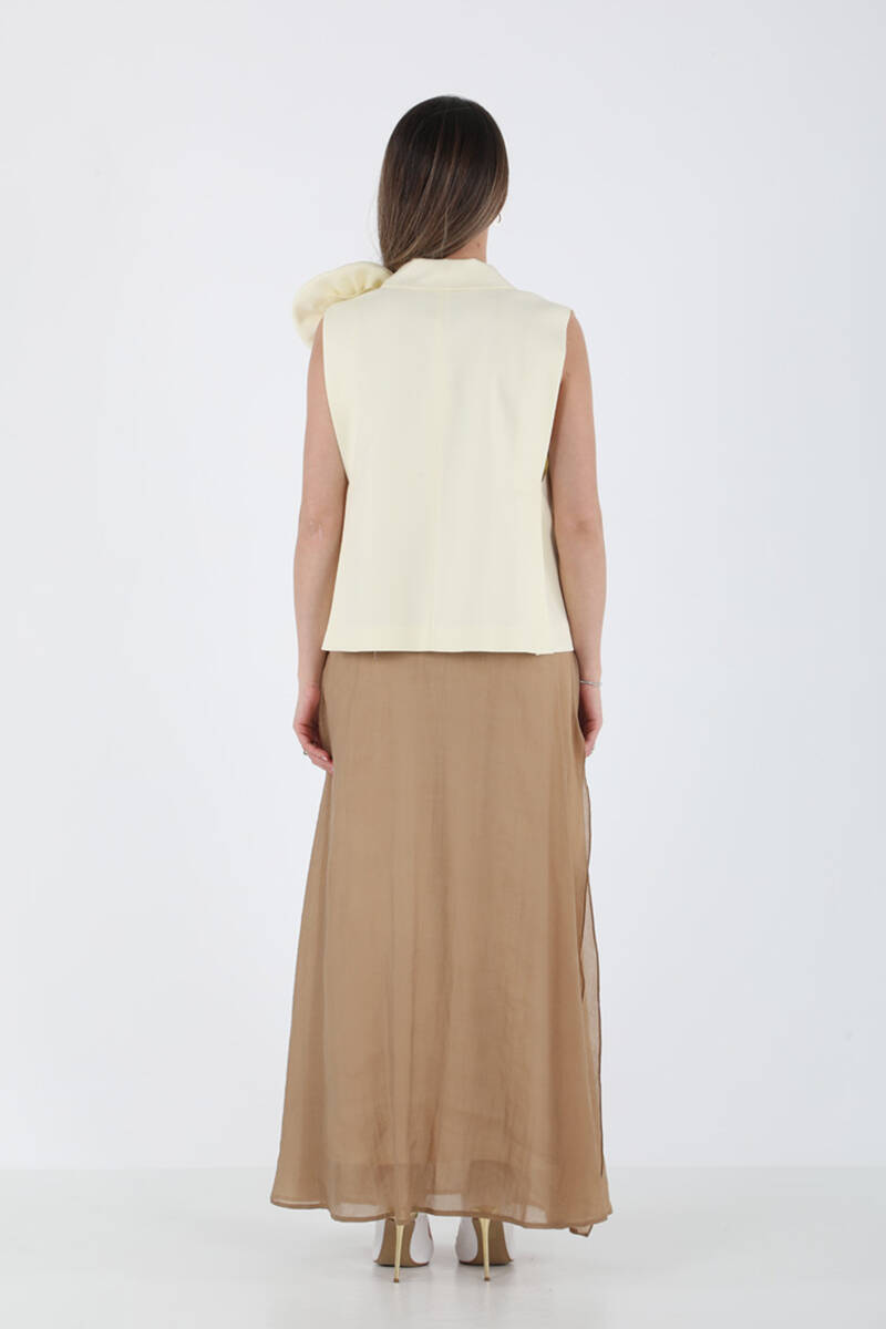 TENCEL YELEKLİ İKİLİ SET EL-2644 - 2