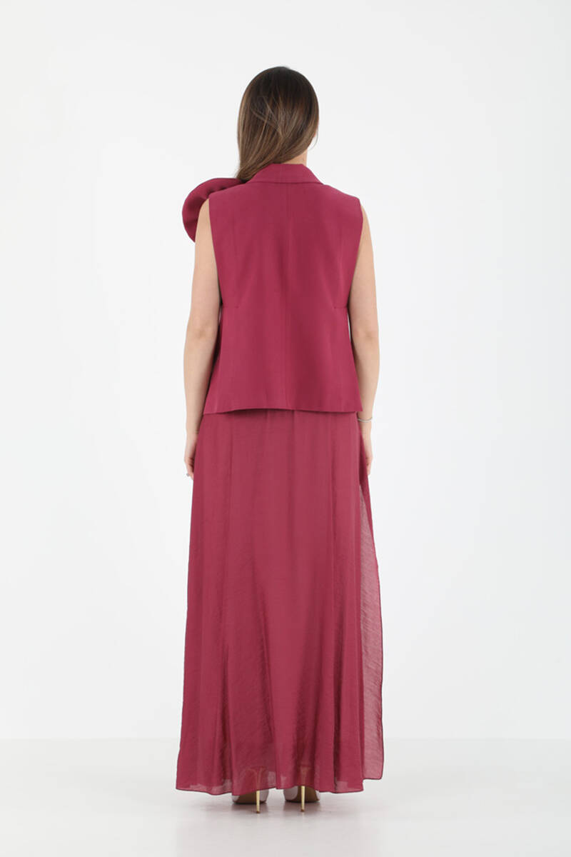 TENCEL YELEKLİ İKİLİ SET EL-2644 - 5