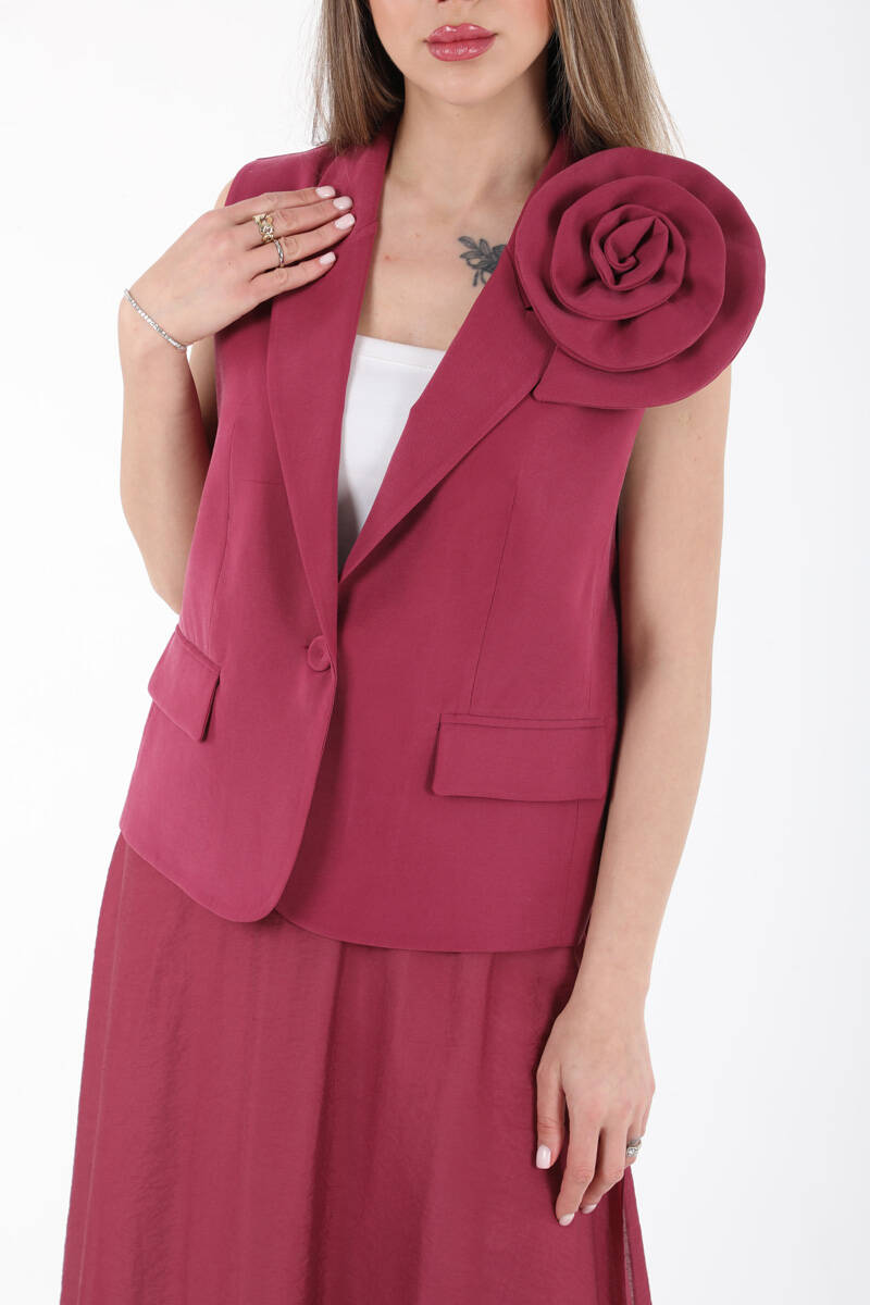 TENCEL YELEKLİ İKİLİ SET EL-2644 - 7