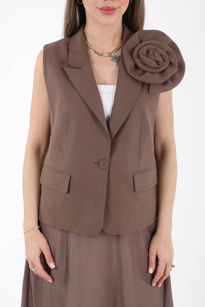 TENCEL YELEKLİ İKİLİ SET EL-2644 - 10